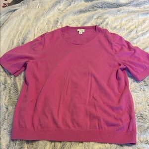 J.Crew Pink Women’s Short Sleeve Knit Top